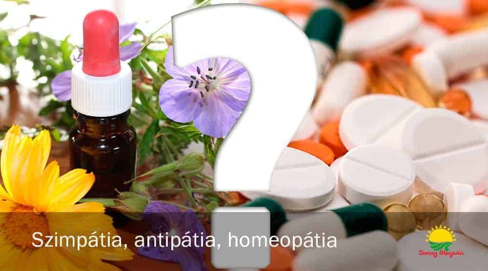 Szimpátia, antipátia, homeopátia